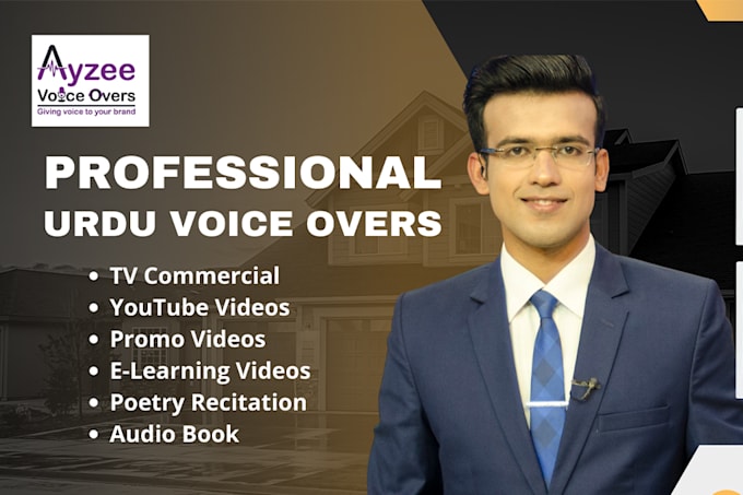 record professional urdu voiceover for you