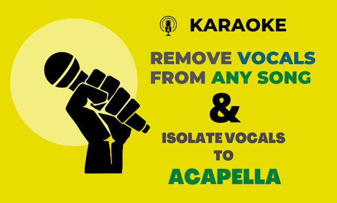 remove vocals from any song quickly