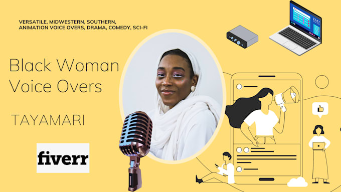 do versatile black woman voiceovers