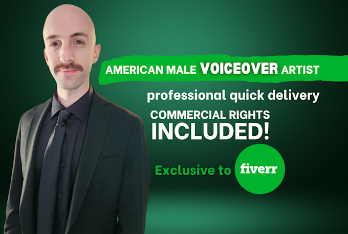 record a natural male voice over in american english, no ai