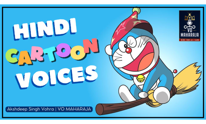 Be your kids cartoon voice in hindi, english and punjabi by Akshdeepvoice |  Fiverr