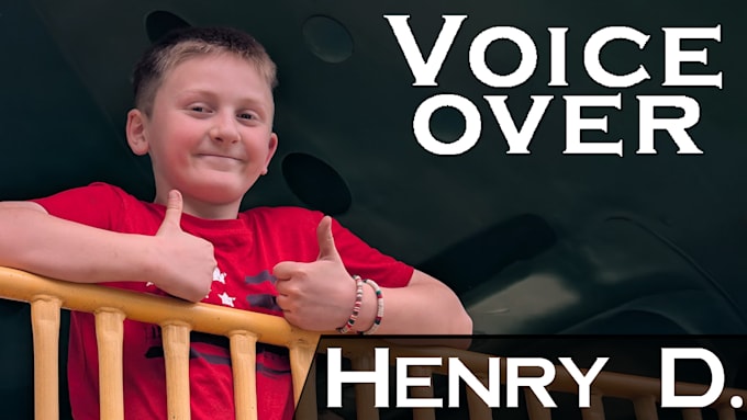 record boy child voiceover in american english