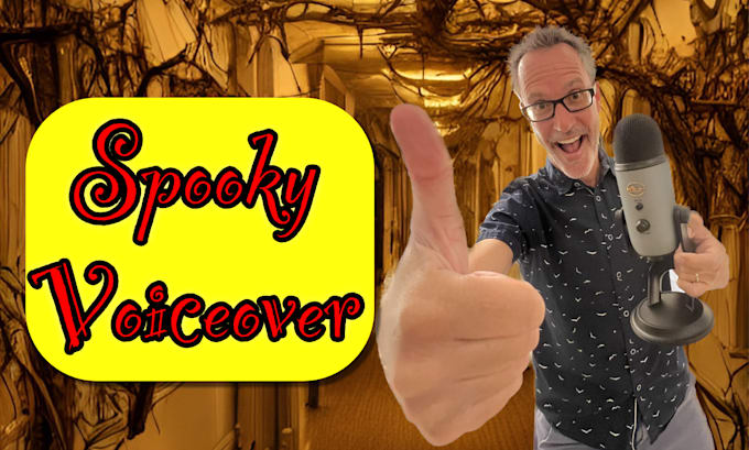 do a spooky voice for halloween or whatever you need