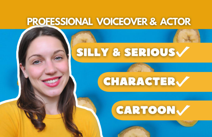 Record a funny, cartoon or character female voice or video in english or  french by Jazliing | Fiverr