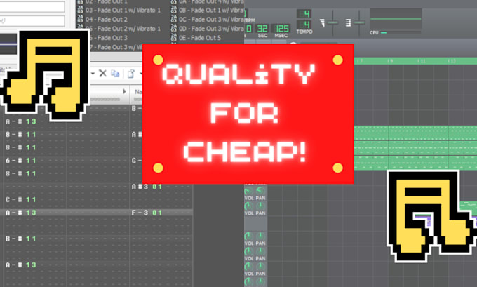 compose cheap videogame music for you