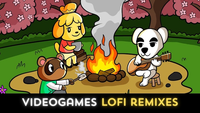 create lofi beats remixes of videogames, movies and anime