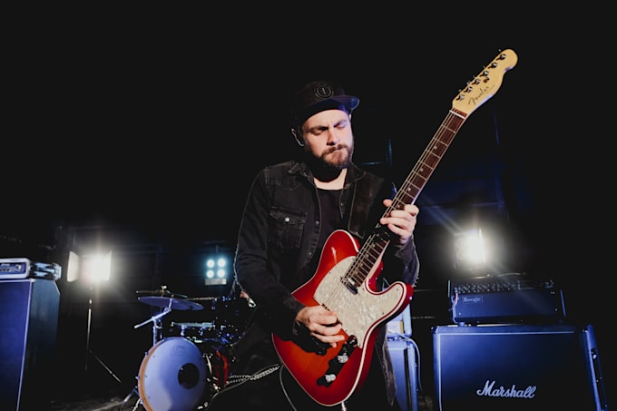 record professional electric guitar tracks