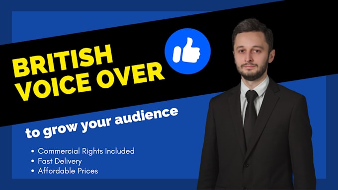 record any british male voice over