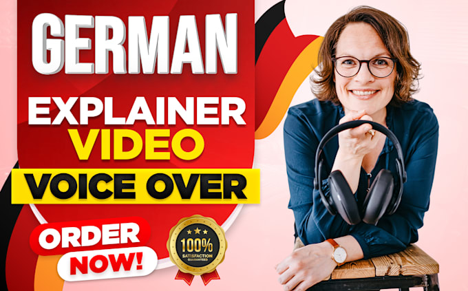 record a professional explaining video voice over