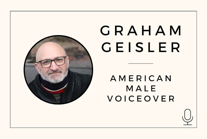 provide a genuine american male voiceover for your project