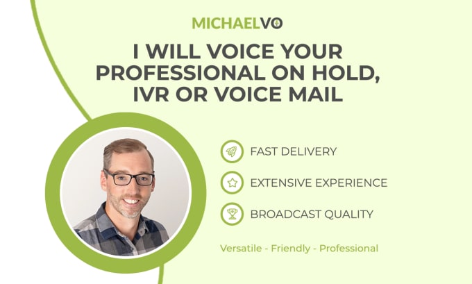 voice your professional on hold IVR or voice mail