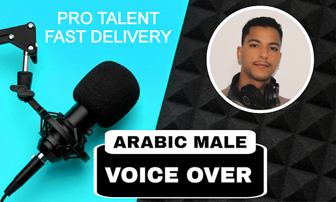 record a professional arabic voice over and dubbing in modern standard arabic