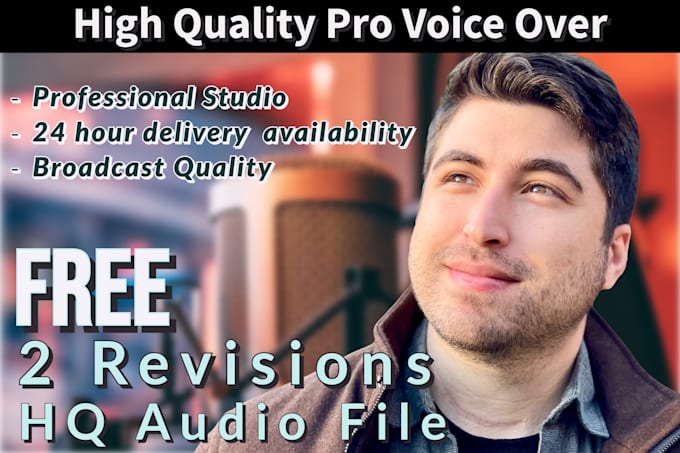 professionally record an exciting american vo for youtube