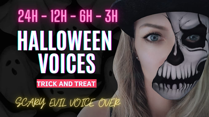 do scary horror witch voice overs for halloween