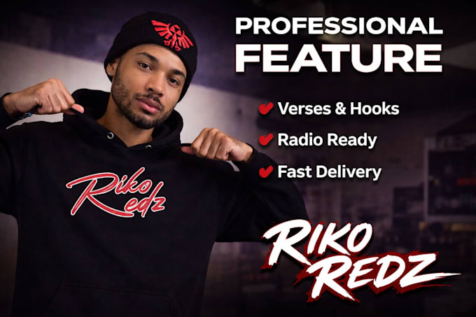 record a hip hop or pop feature verse or hook