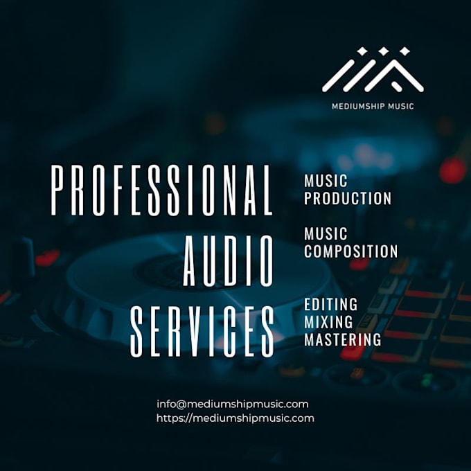 Create good quality music for your projects by Mediumshipmusic Fiverr
