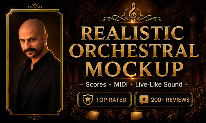 Create realistic orchestral mockup for your musics by Onurnsr | Fiverr