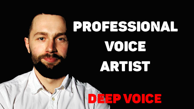record a deep male voice over