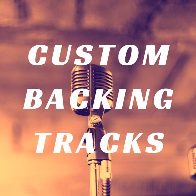 do hq custom backing tracks with real instruments