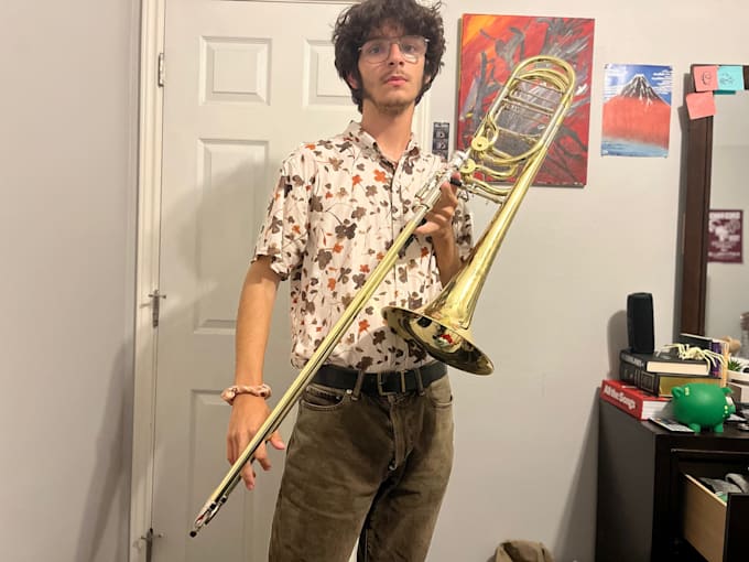 Play bass or tenor trombone for your song by Alexmoreno05 Fiverr