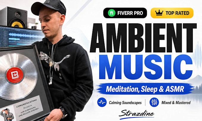 compose ambient music for meditation, sleeping, asmr