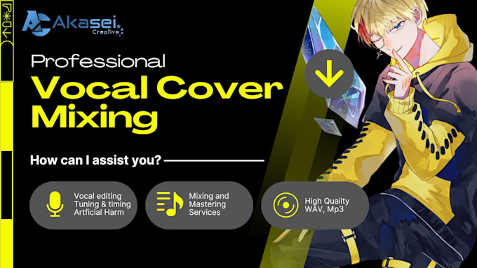 do tuning, time, mix and mastering for singers and utaites