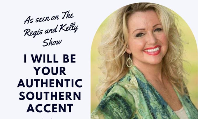 do your american female voiceover with a country accent