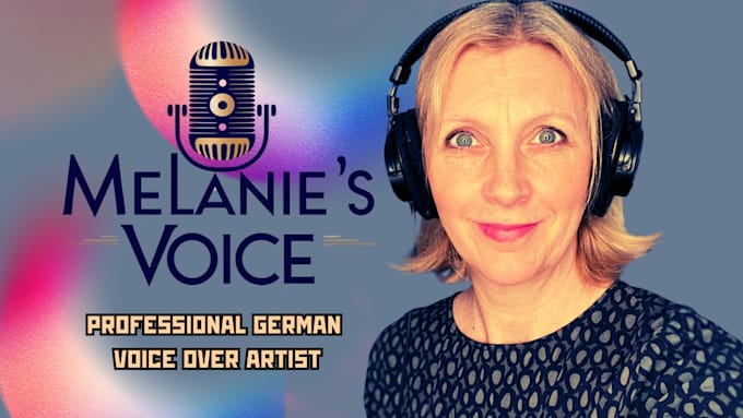 professionally record your german female voice over