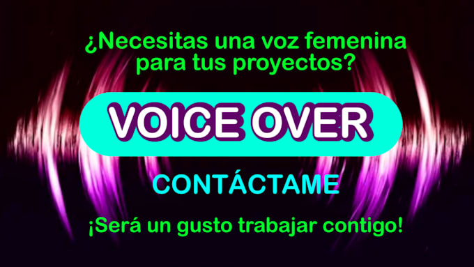 latin american female voice over