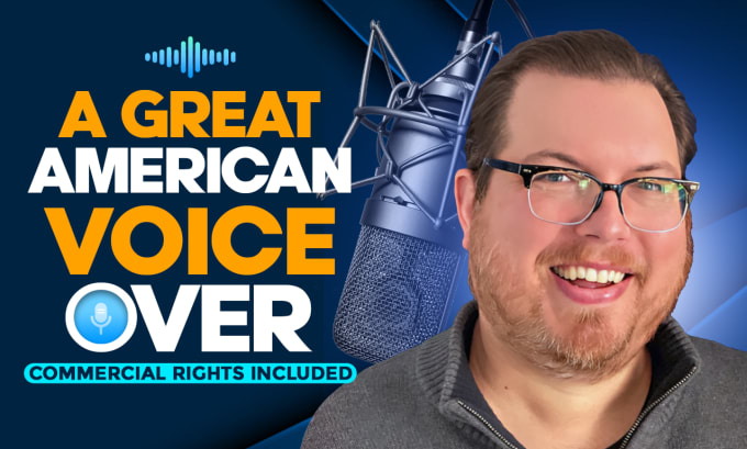 I will be your american male voice over artist, voice actor, or youtube narrator