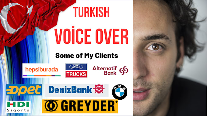 do professional high quality turkish voiceover