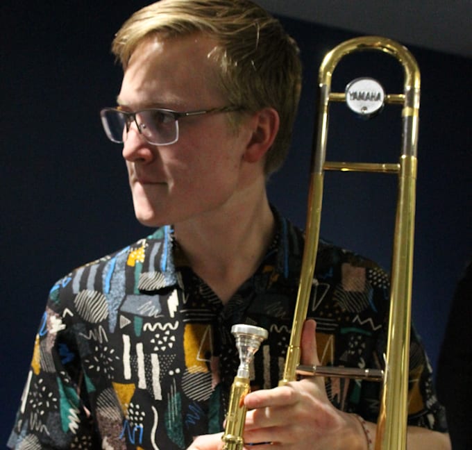 Compose, record, and solo trombone for you by Drexmartinek Fiverr