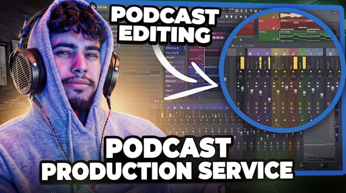 produce podcast audio editing, edit and mix your podcast