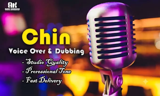 do tedim, falam and hakha chin voice over and dubbing