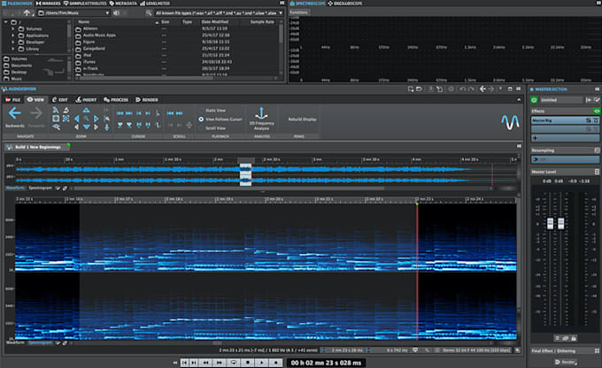 remove noise, enhance sound quality and remix and edit audio files