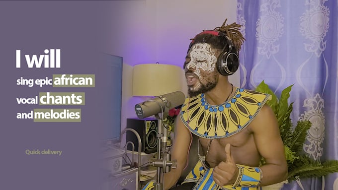 sing epic african chants, melodies 4 afrohouse,edm n more
