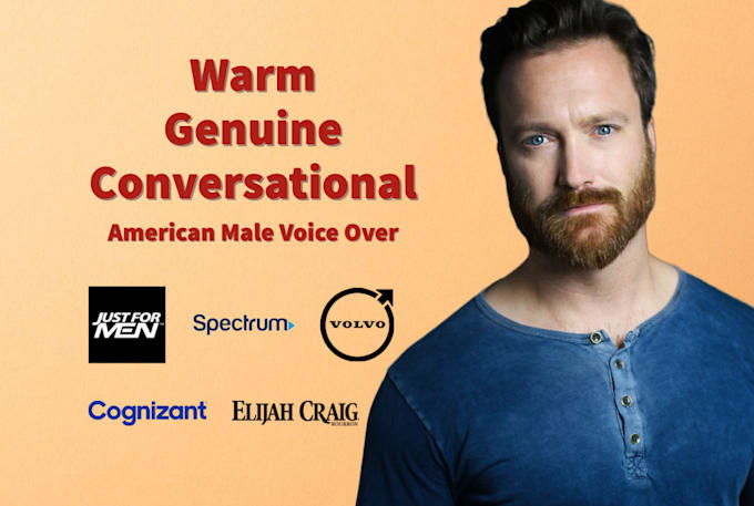 record a conversational american male voice over