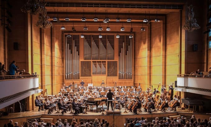 orchestrate your original composition in a notation software