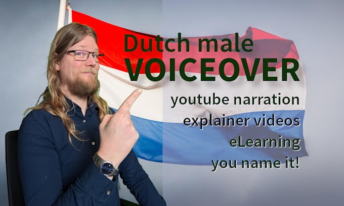 record a dutch male voice over