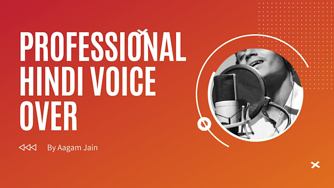record a professional voice over in hindi