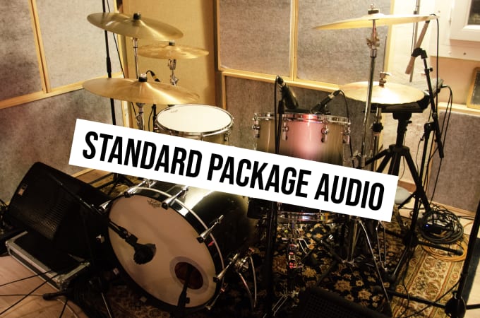 record a professional rock acoustic drum track for you