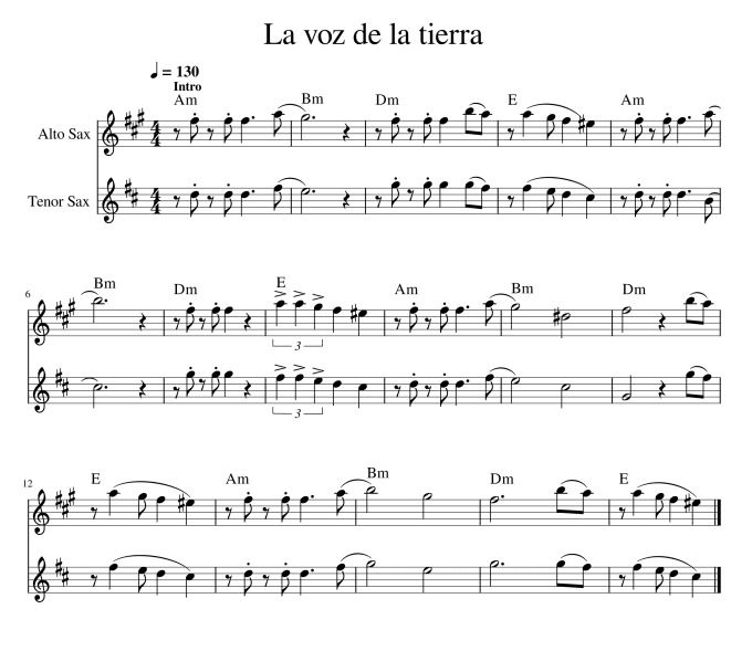 make music arrangements for horns and brass section