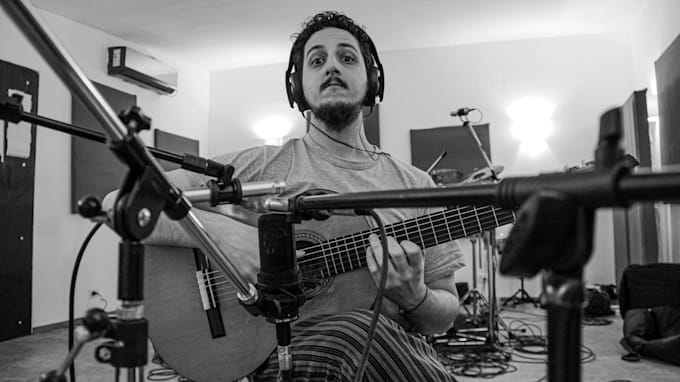 record a classical spanish guitar track