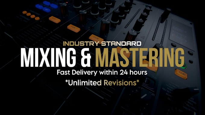 mix and master your song within 24hours or less