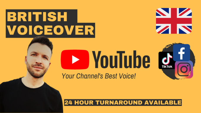 Be Your British Male Voice Over For Youtube And Social Media By Jonstacey Fiverr 2829