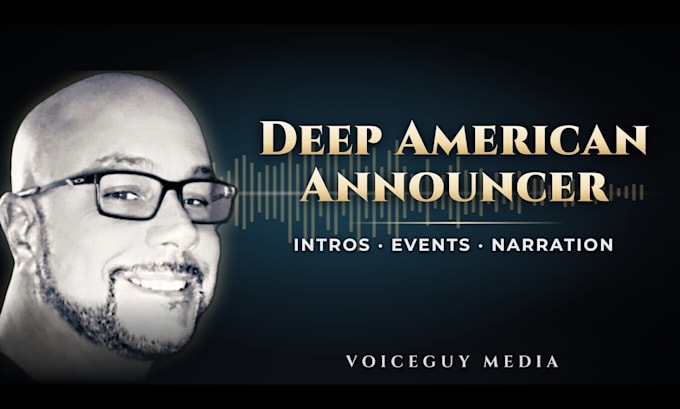 record a movie trailer voice or deep voice over announcer