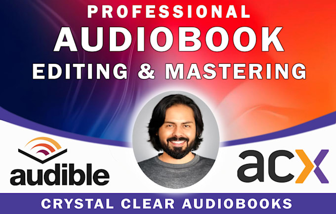 professionally edit and master your audiobook for acx