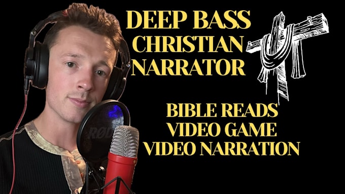 do church bible christian voice over in a deep rich voice