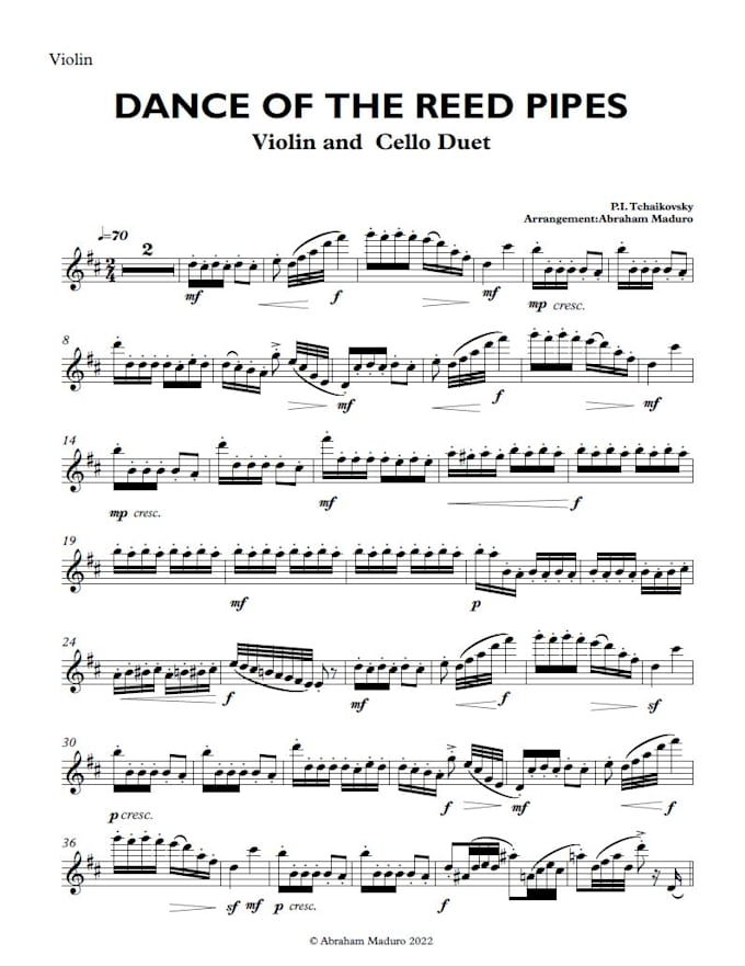 copy your sheet music project into pdf