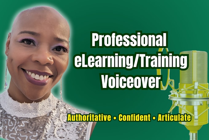 record a professional e learning or training video voiceover